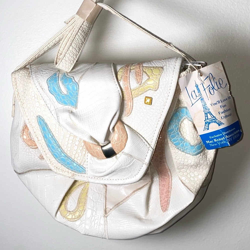 Dead stock Vintage pastel alentino NAS bag NWT